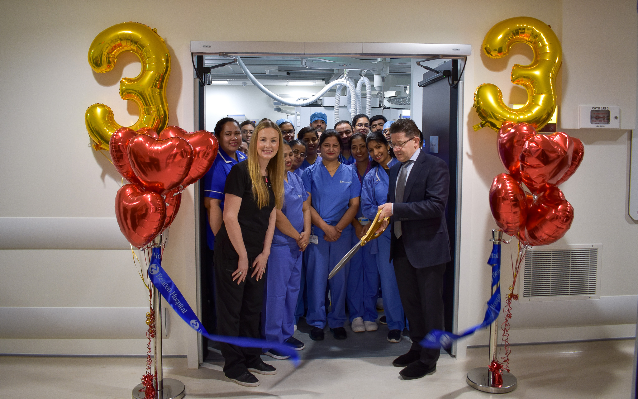 Third Cath Lab Official Opening Ribbon Cutting